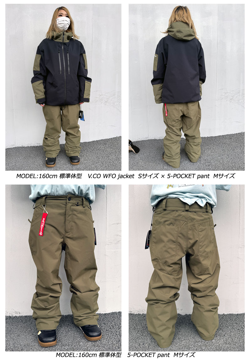 楽天市場】24-25 VOLCOM/ボルコム 5-POCKET pant 着用説明動画 メンズ