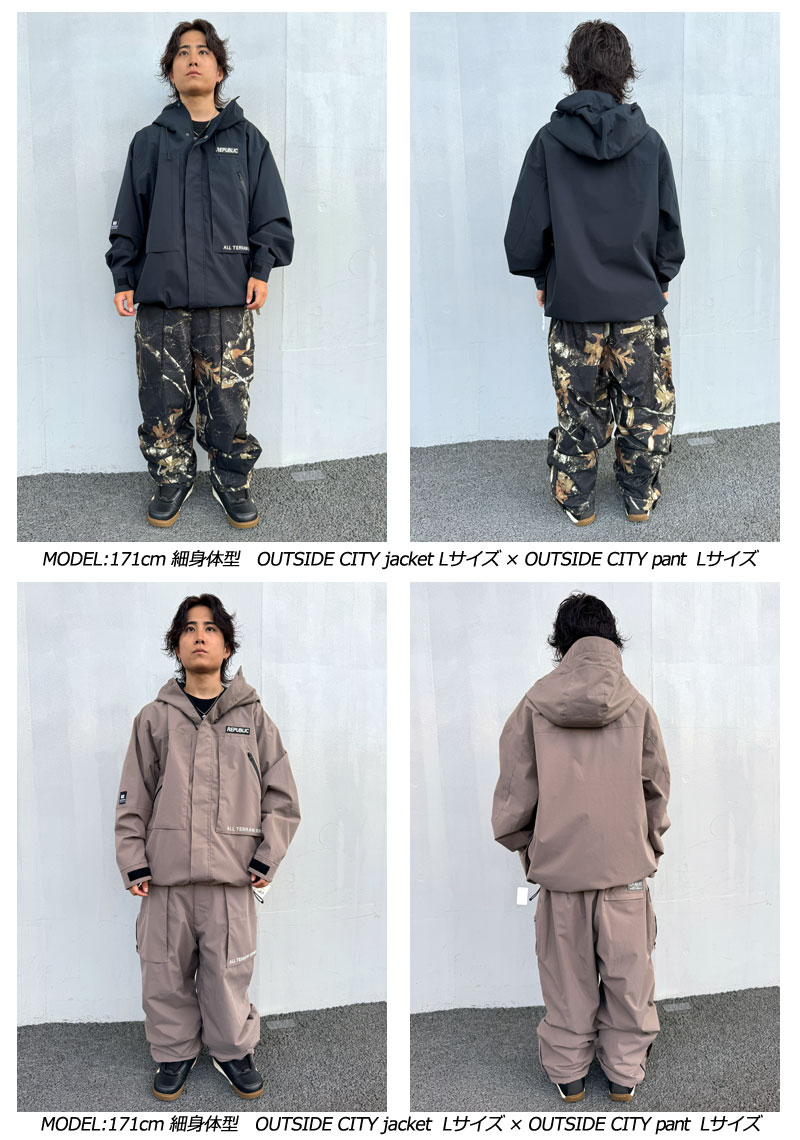楽天市場】25-26 REPUBLIC&CO/リパブリック OUTSIDE CITY parka 着用