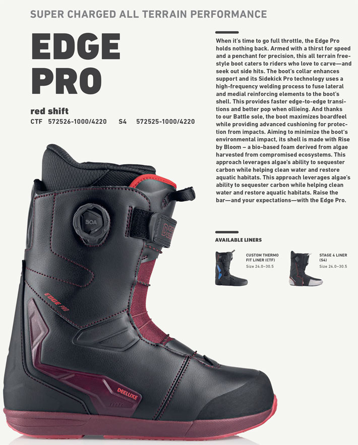 楽天市場】25-26 DEELUXE ブーツ EDGE PRO ディーラックス エッジ プロ