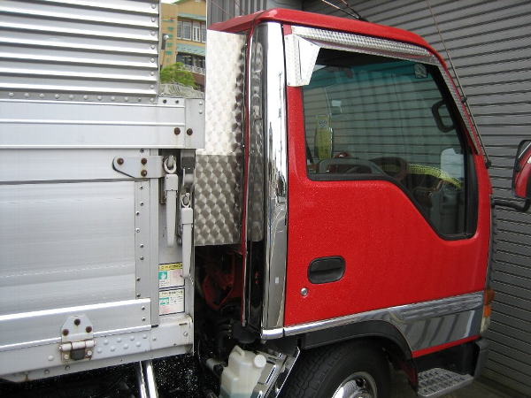 楽天市場】いすず NEWエルフ／PMエルフ用 メッキピラー標準ルーフ