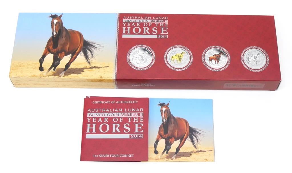 楽天市場】パースミント オーストラリア 干支 ホース銀貨 馬 2014年 4