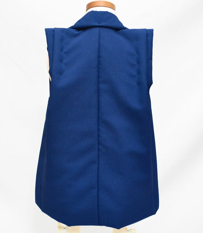 楽天市場】七五三 着物 3歳 男の子 男児 被布コート 刺繍柄 紺