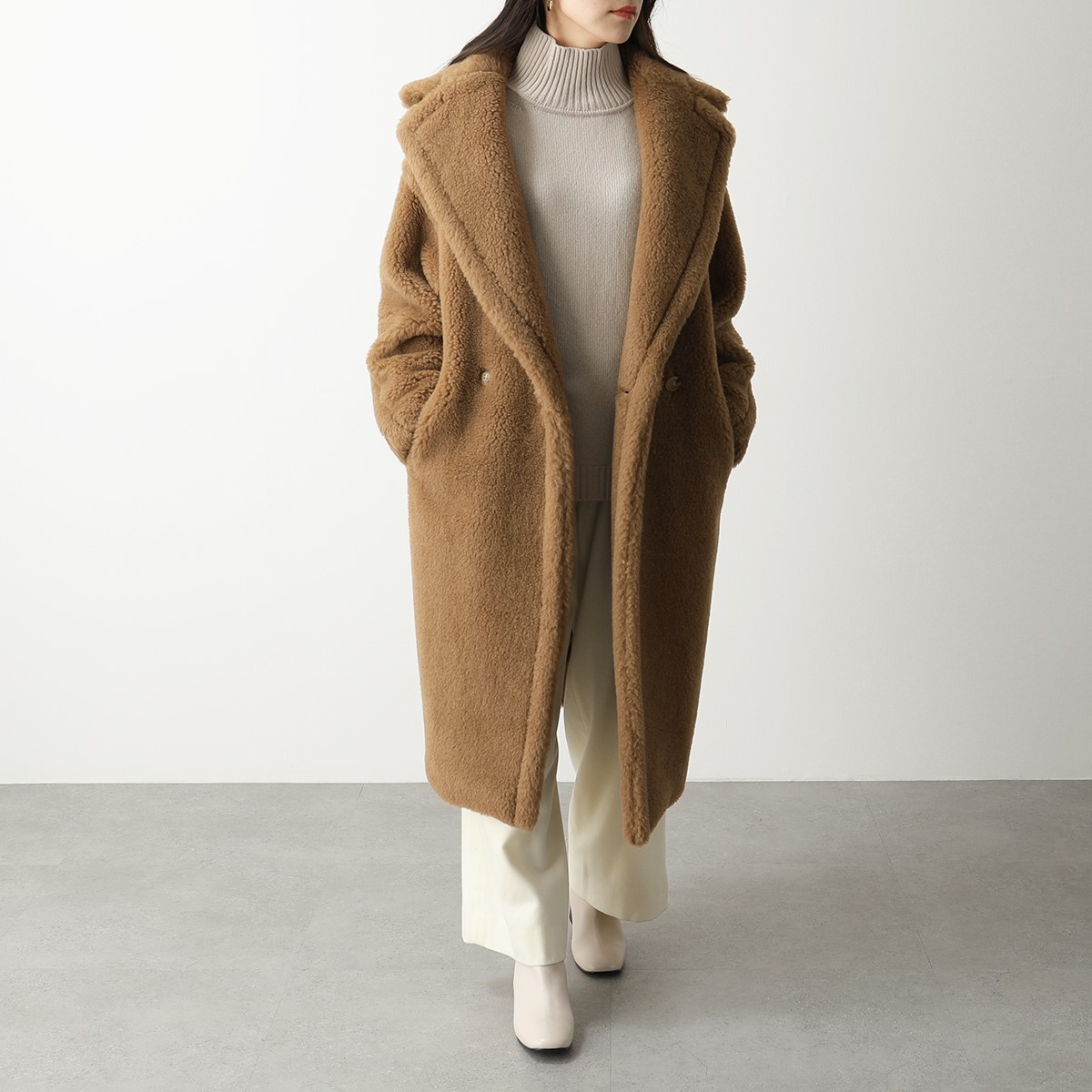 楽天市場】MAX MARA マックスマーラ ファーコート TEDDY テディ