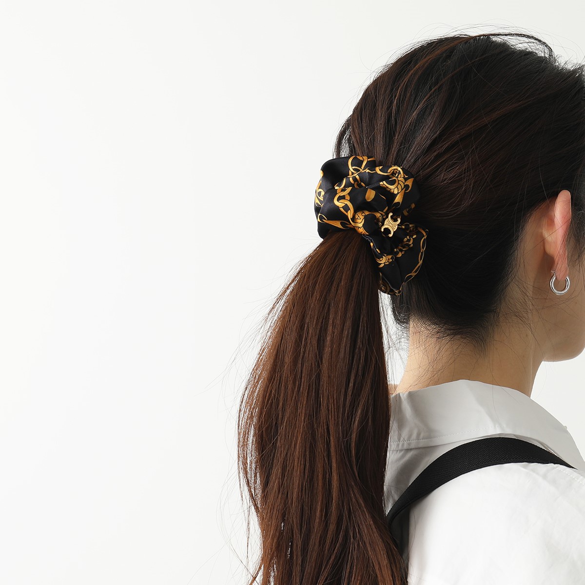 楽天市場】CELINE セリーヌ シュシュ SCRUNCHY CHAIN CELINE BRACELET