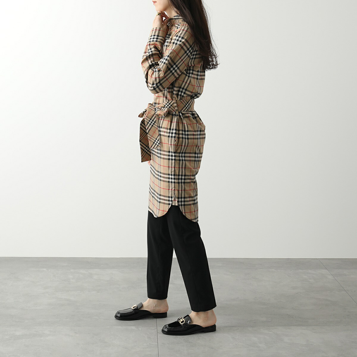 楽天市場】BURBERRY バーバリー シャツワンピース 8029535 レディース