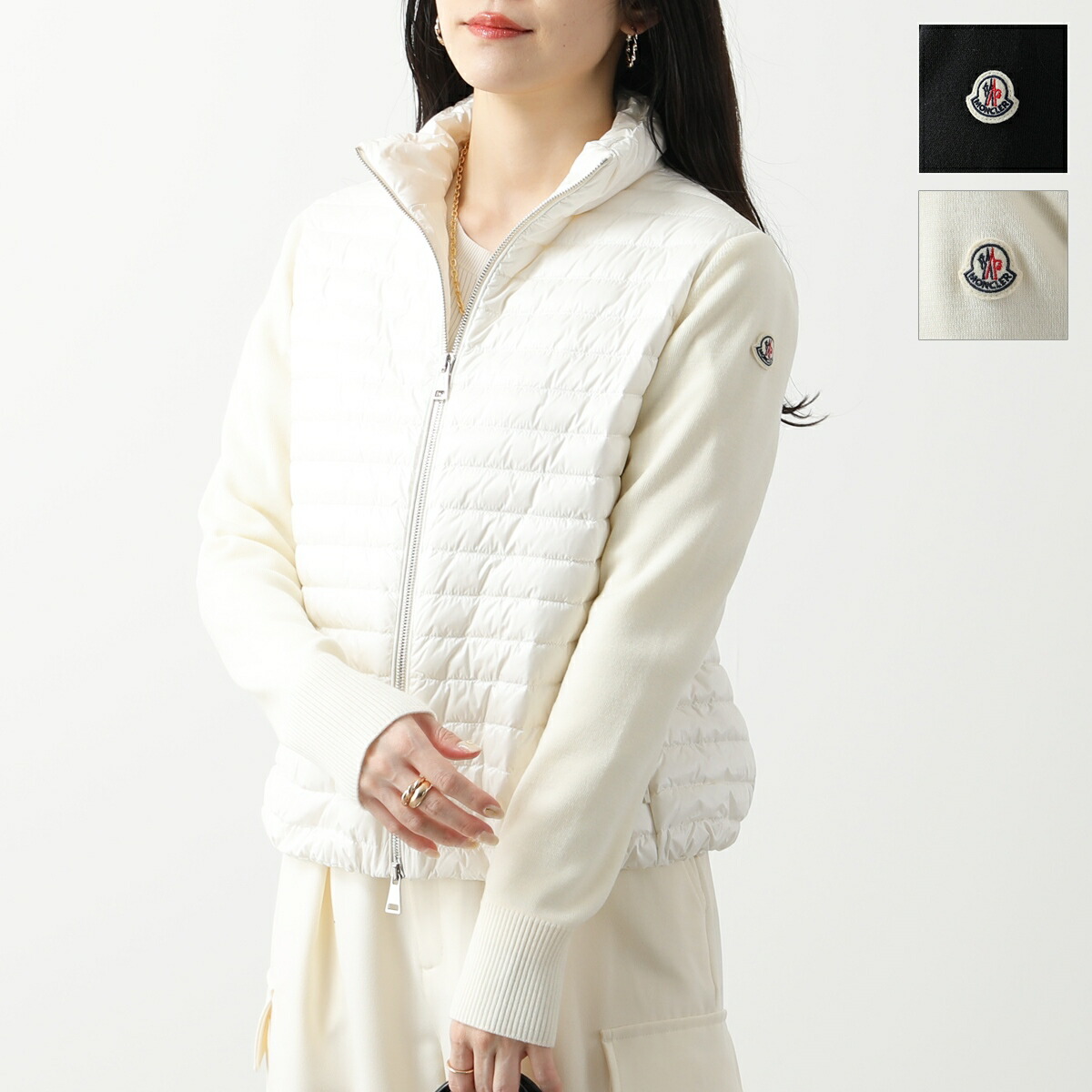 楽天市場】MONCLER モンクレール ダウン カーディガン Padded Wool