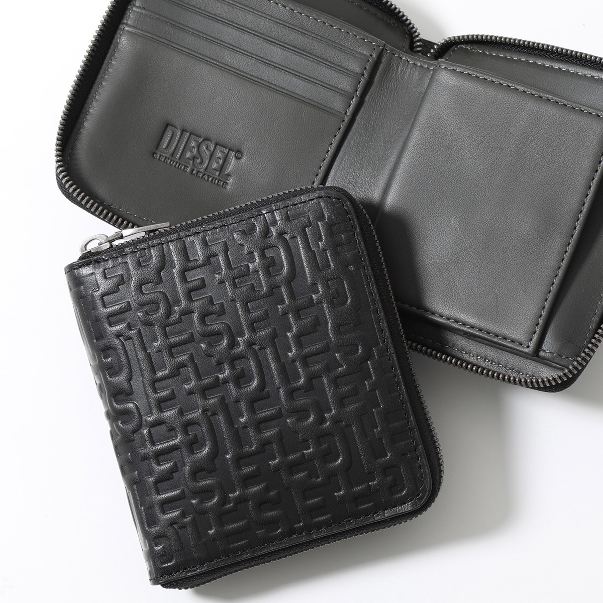 楽天市場】DIESEL ディーゼル 二つ折り財布 BI-FOLD COIN ZIP M X09337