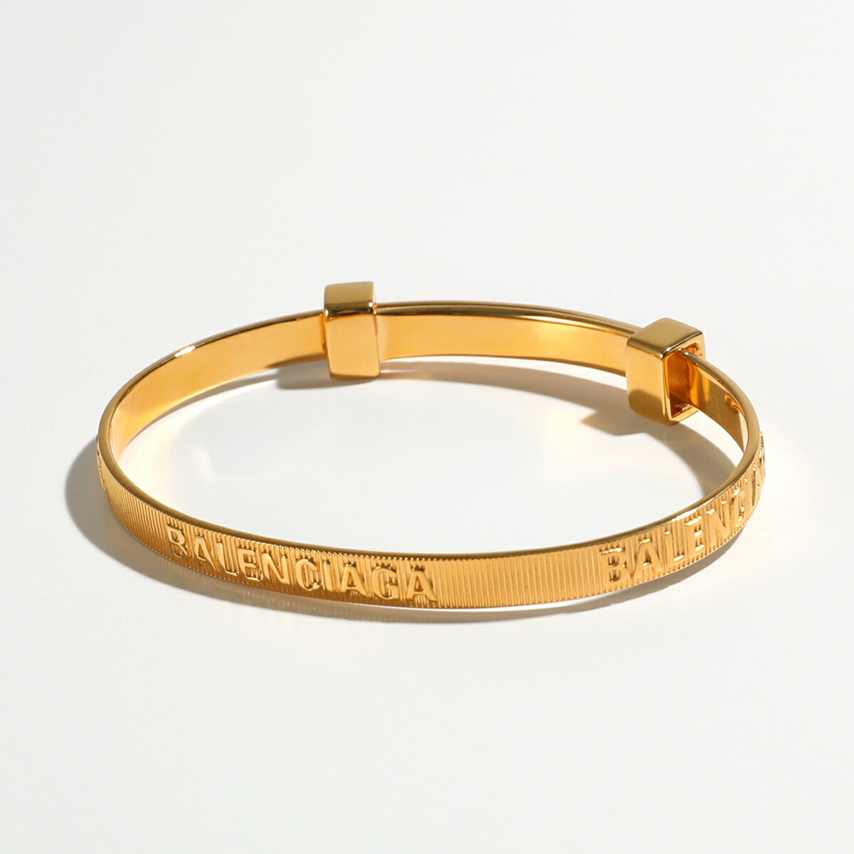 楽天市場】BALENCIAGA バレンシアガ ブレスレット LOGO HOOP ロゴ