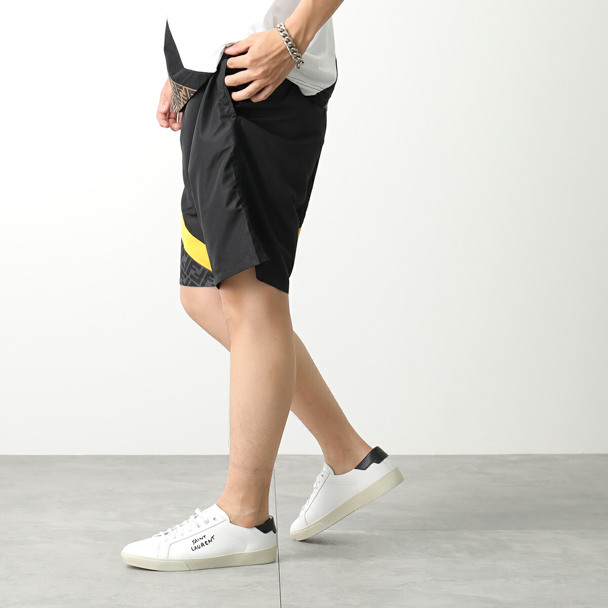 楽天市場】FENDI フェンディ スイムウェア FXB134 AN69 メンズ スイム