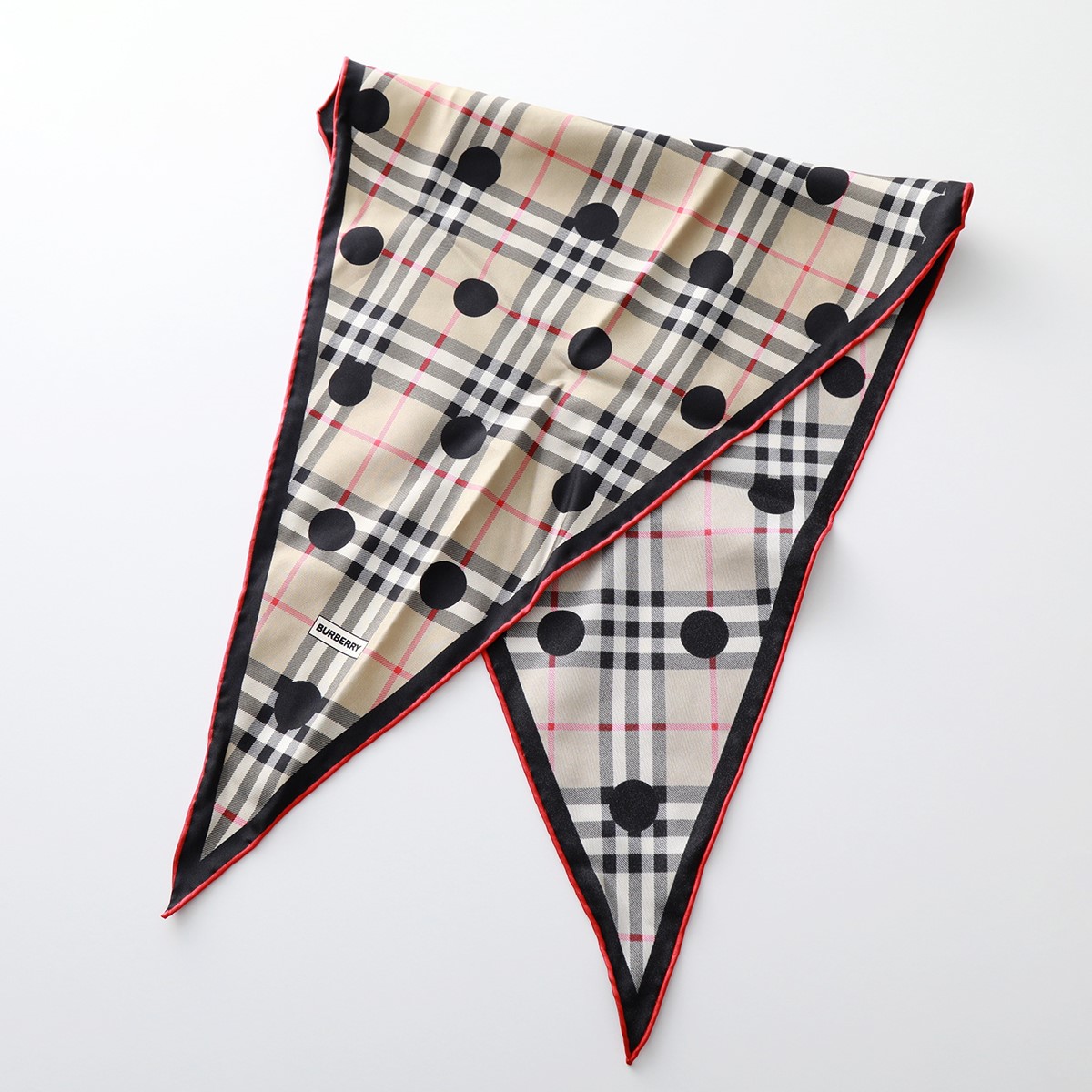楽天市場】BURBERRY バーバリー スカーフ SS CHK PDOT SLK LOSANGE
