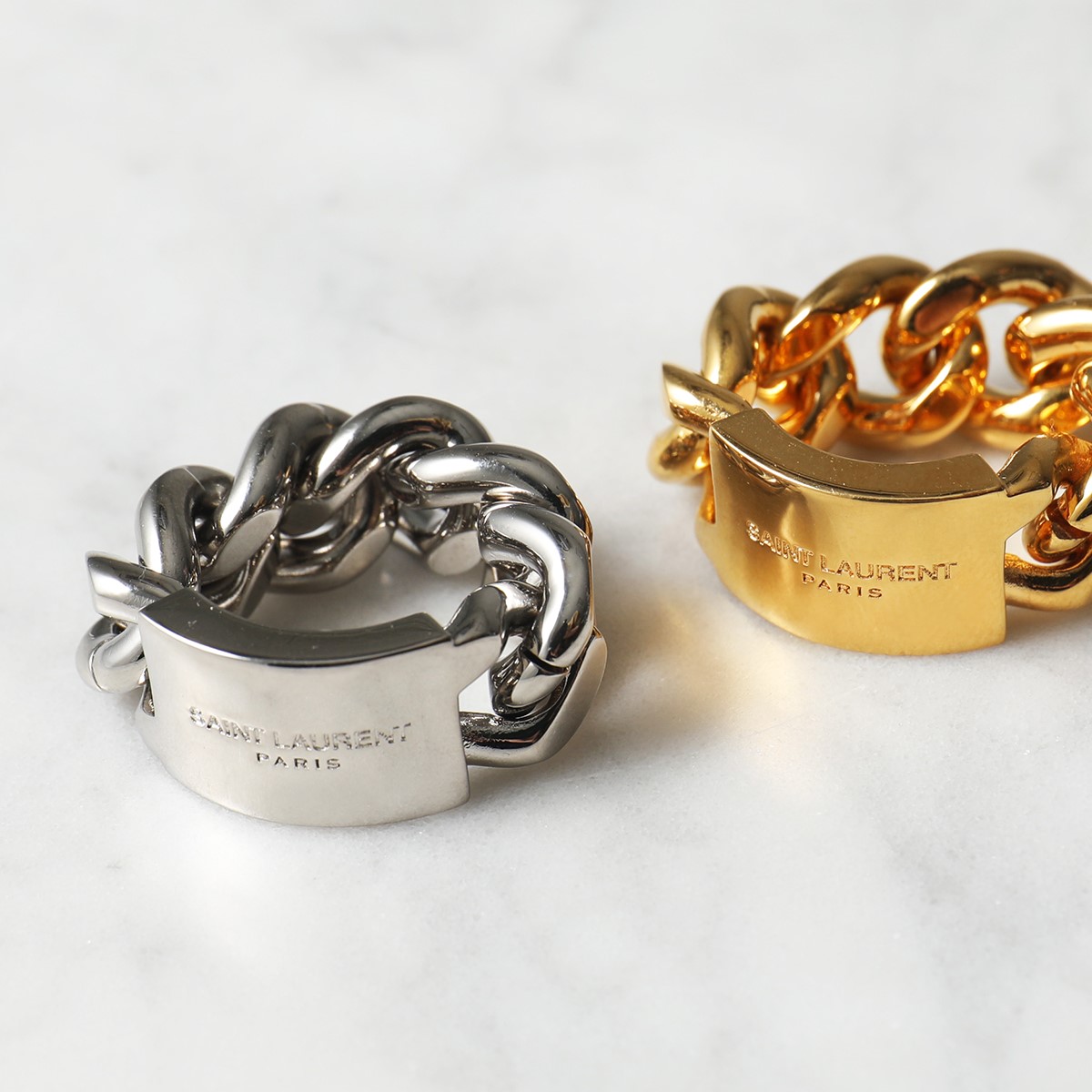 楽天市場】SAINT LAURENT サンローランパリ リング 701306 Y1500