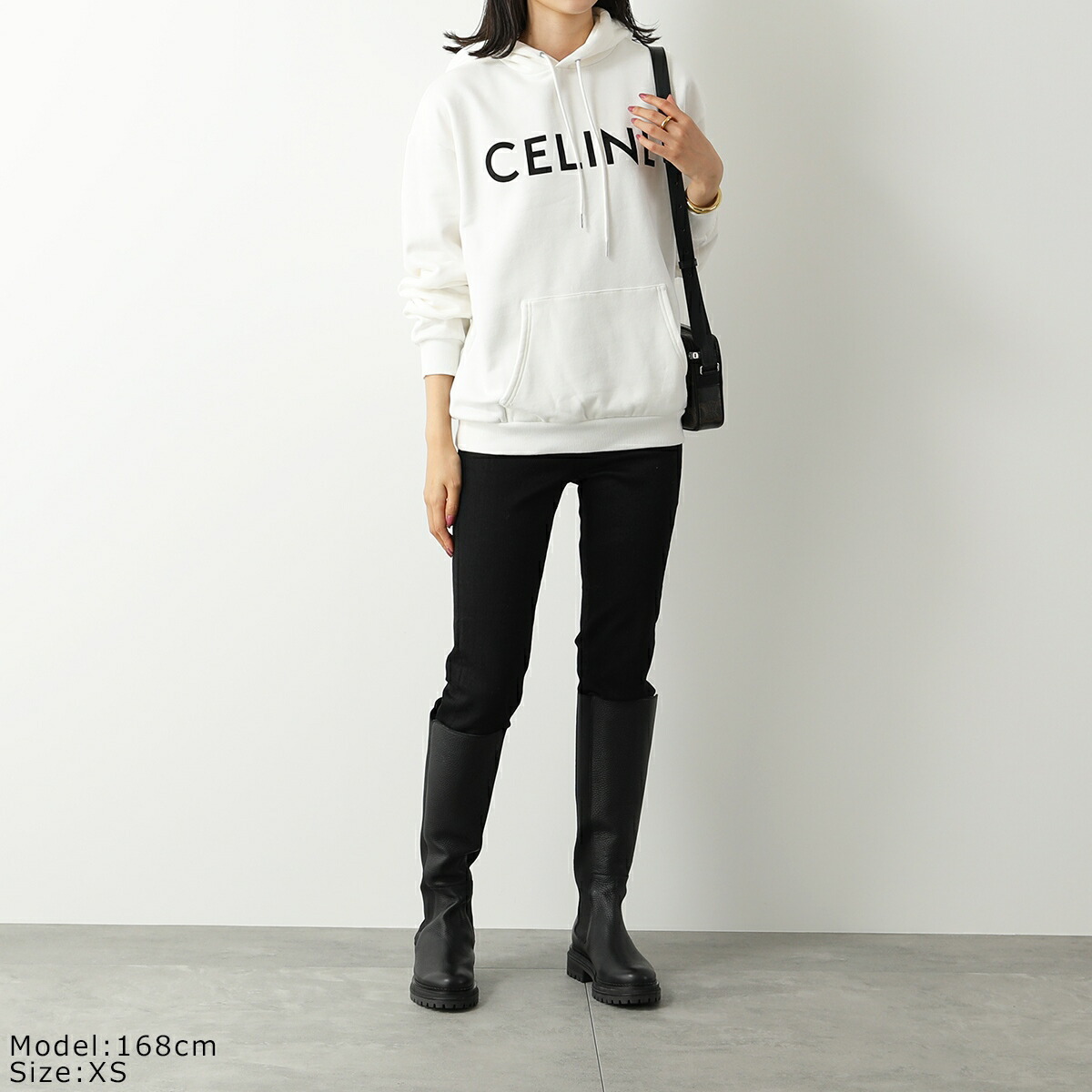 楽天市場】CELINE セリーヌ パーカー 2Y321670Q.01OB レディース ロゴ