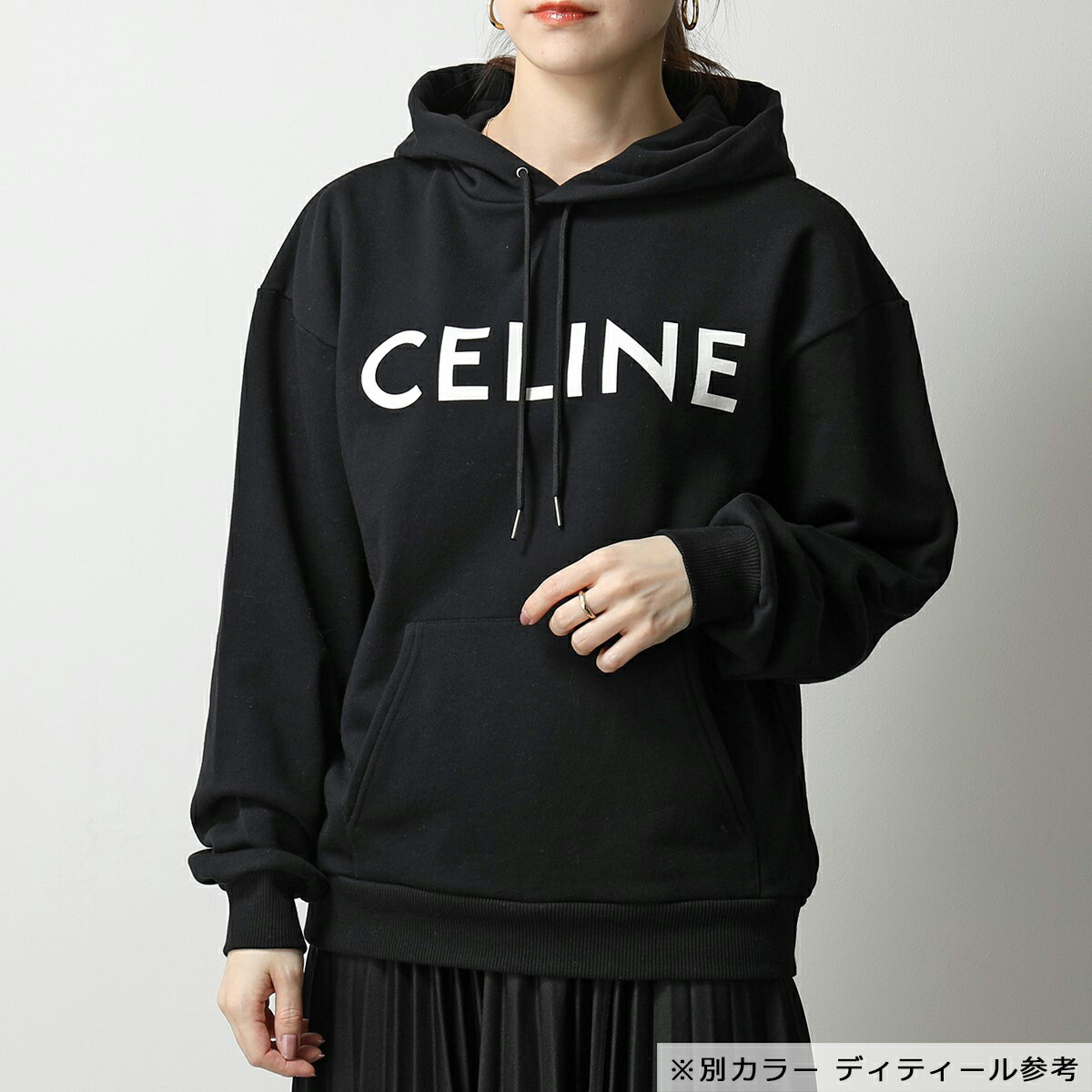 楽天市場】CELINE セリーヌ パーカー 2Y321670Q.01OB レディース ロゴ