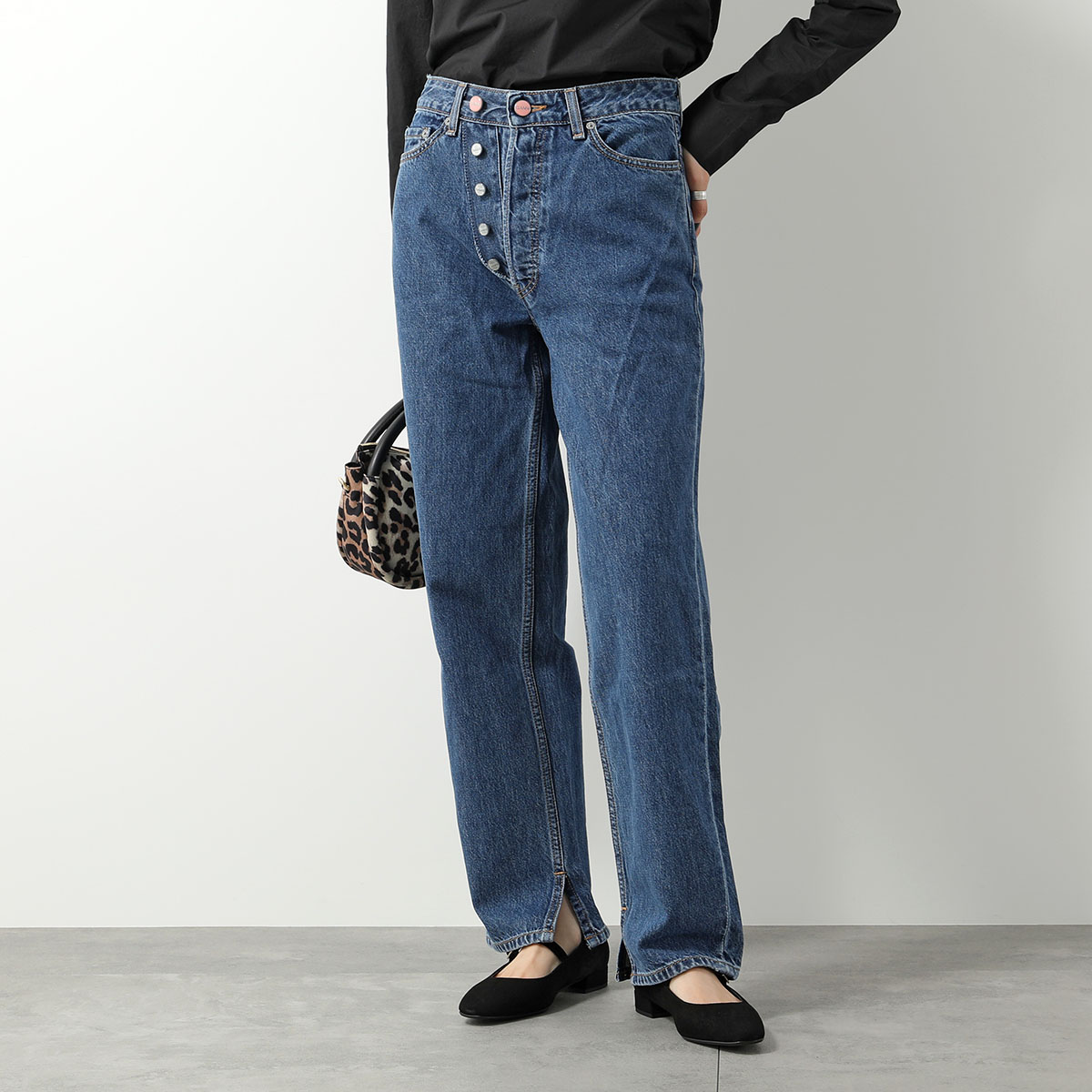 楽天市場】GANNI ガニー ジーンズ Rigid Denim Figni フィニ J1147