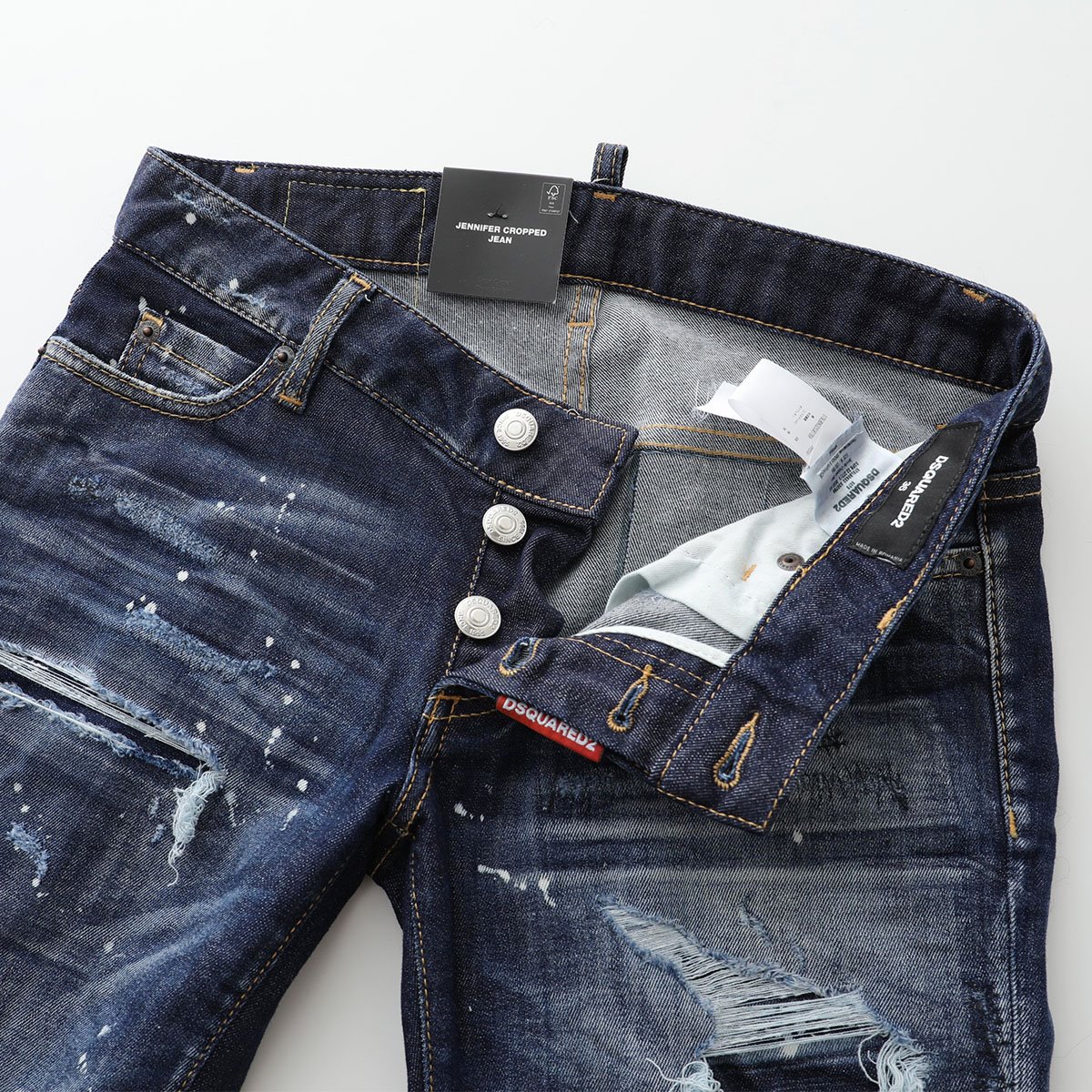 楽天市場】DSQUARED2 ディースクエアード ジーンズ Jennifer Cropped