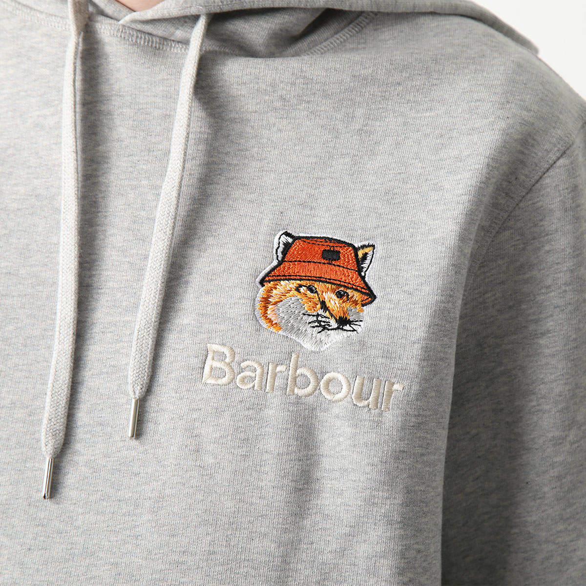 楽天市場】MAISON KITSUNE×Barbour メゾンキツネ バブアー パーカー