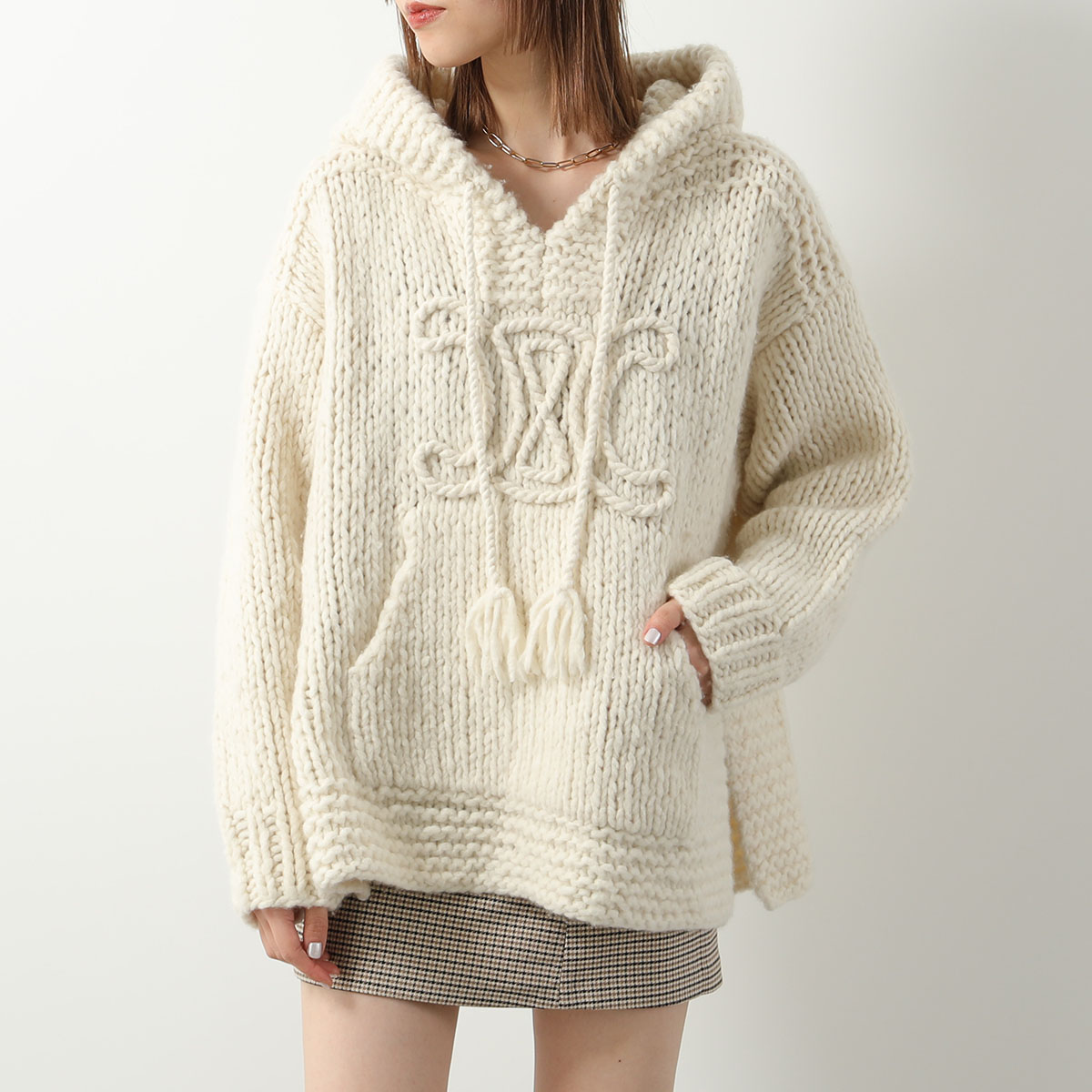 楽天市場】CELINE セリーヌ ニット パーカー 2AD19703R.01OW