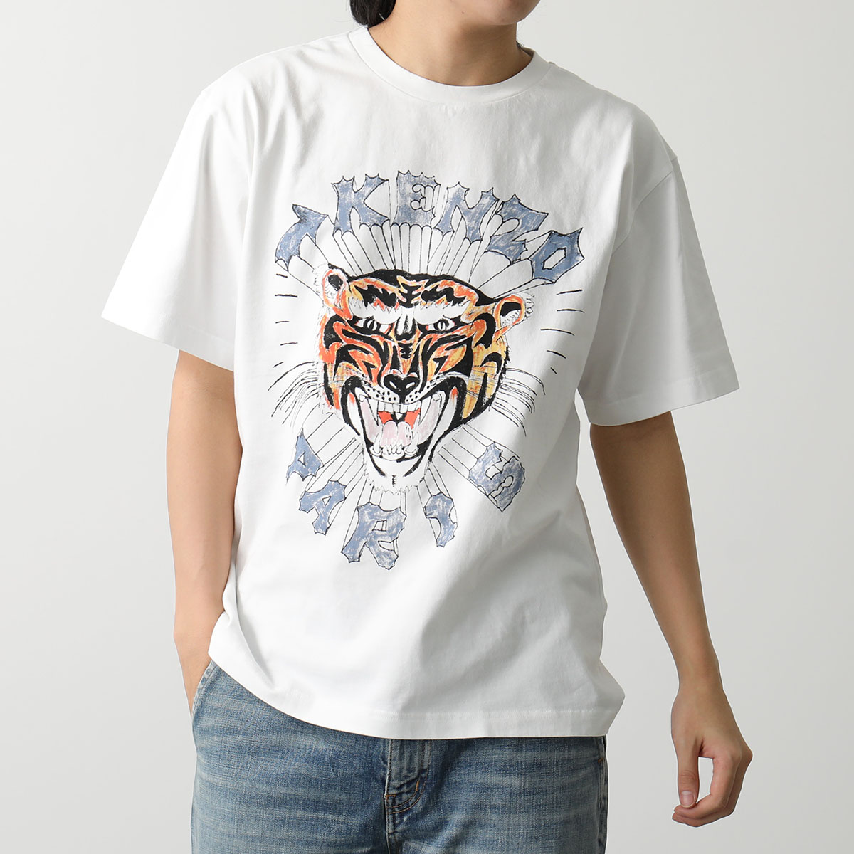 楽天市場】KENZO ケンゾー Tシャツ DRAWN VARSITY FE55TS2744SG メンズ