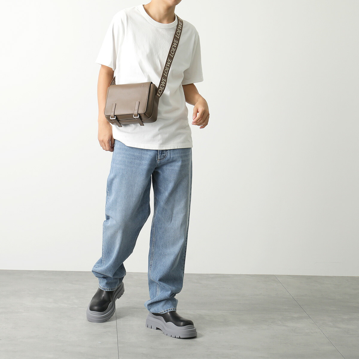 楽天市場】LOEWE ロエベ ショルダーバッグ BOLSO MILITARY ミリタリー
