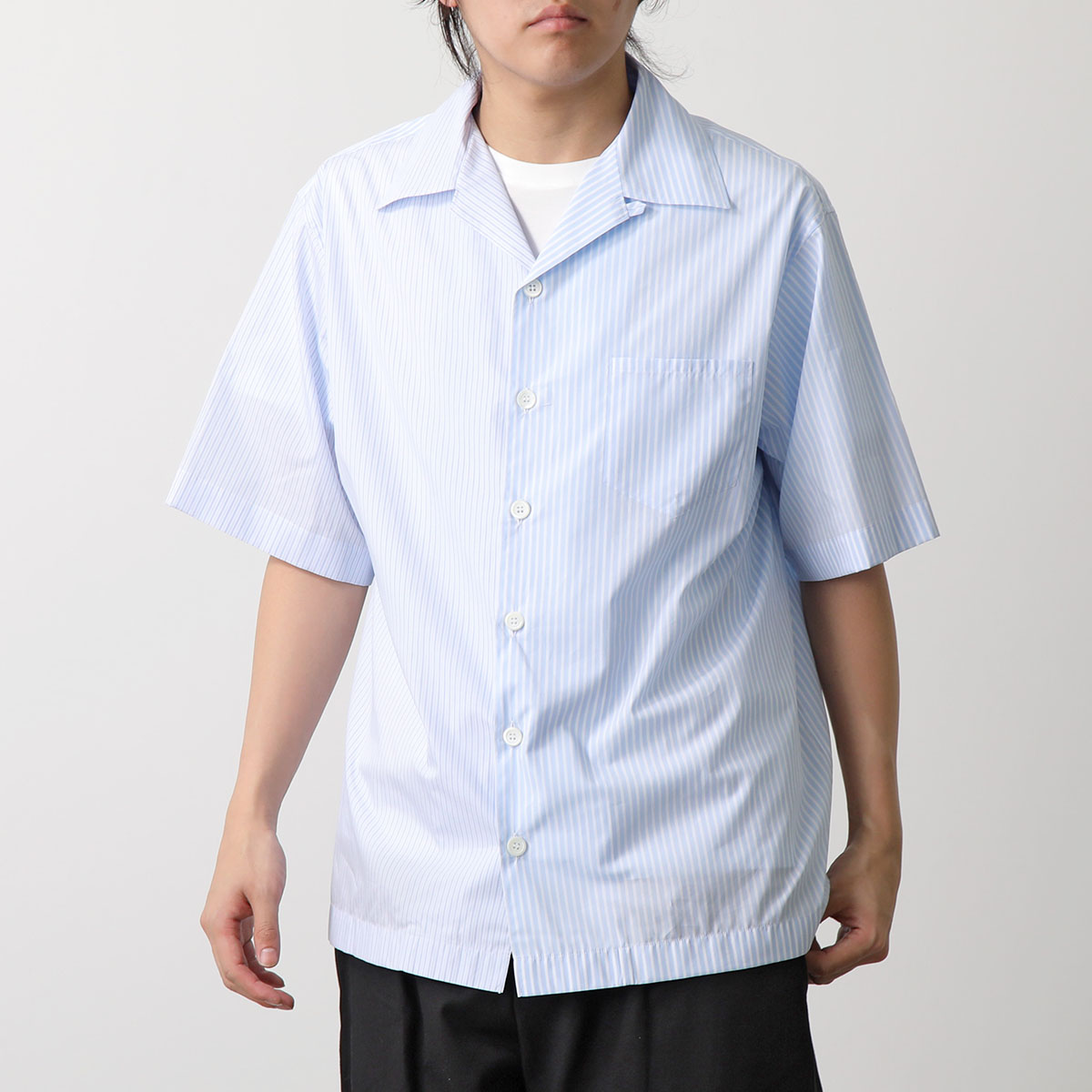 楽天市場】PRADA プラダ 半袖 シャツ UCS406 14JS メンズ ピン