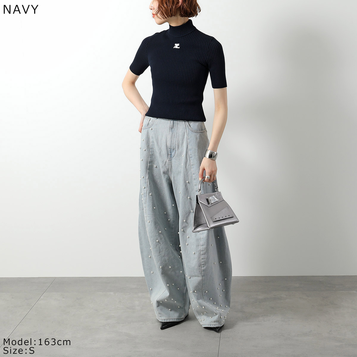 楽天市場】Courreges クレージュ 半袖ニット REEDITION SHORT SLEEVES