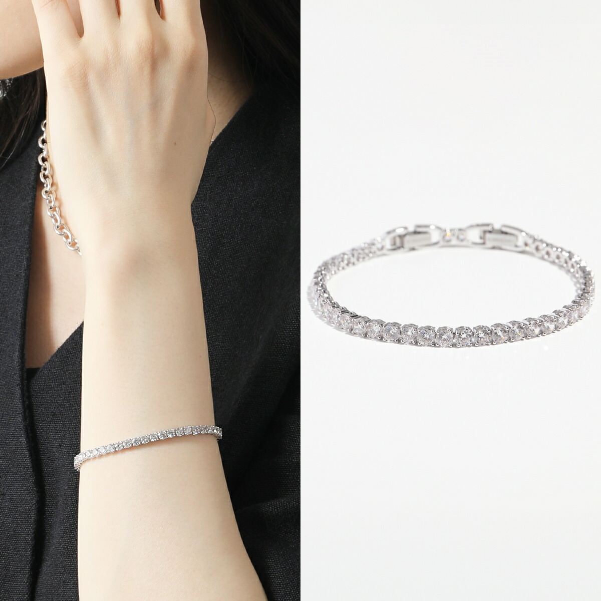 楽天市場】SWAROVSKI スワロフスキー ブレスレット Tennis Round