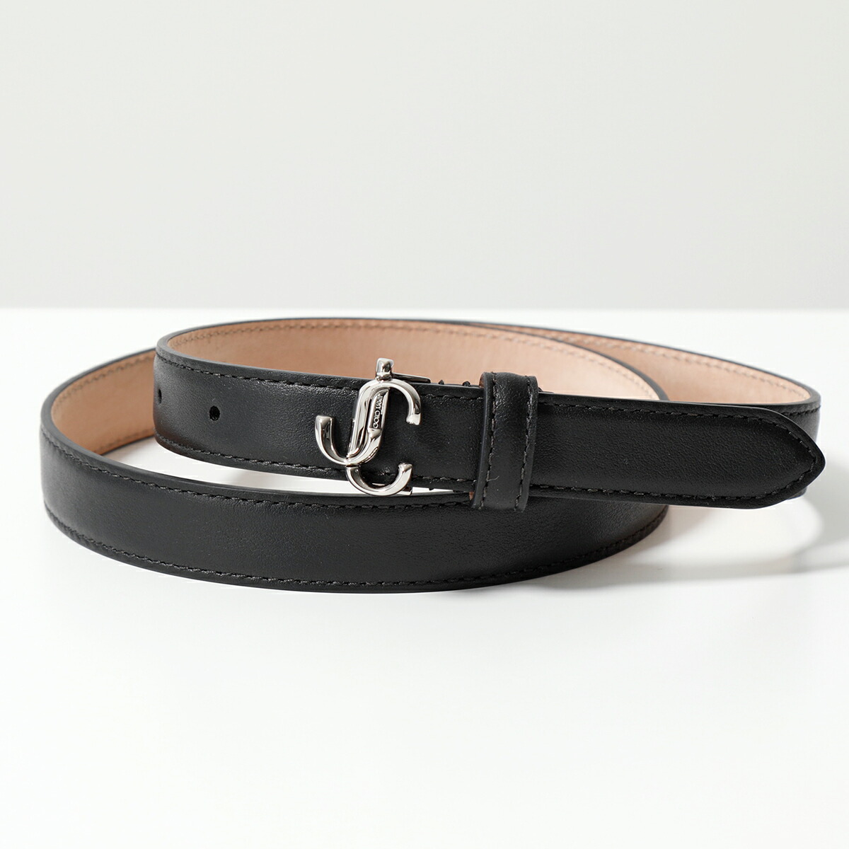 楽天市場】Jimmy Choo ジミーチュウ ナローベルト MINI HELINA PKR