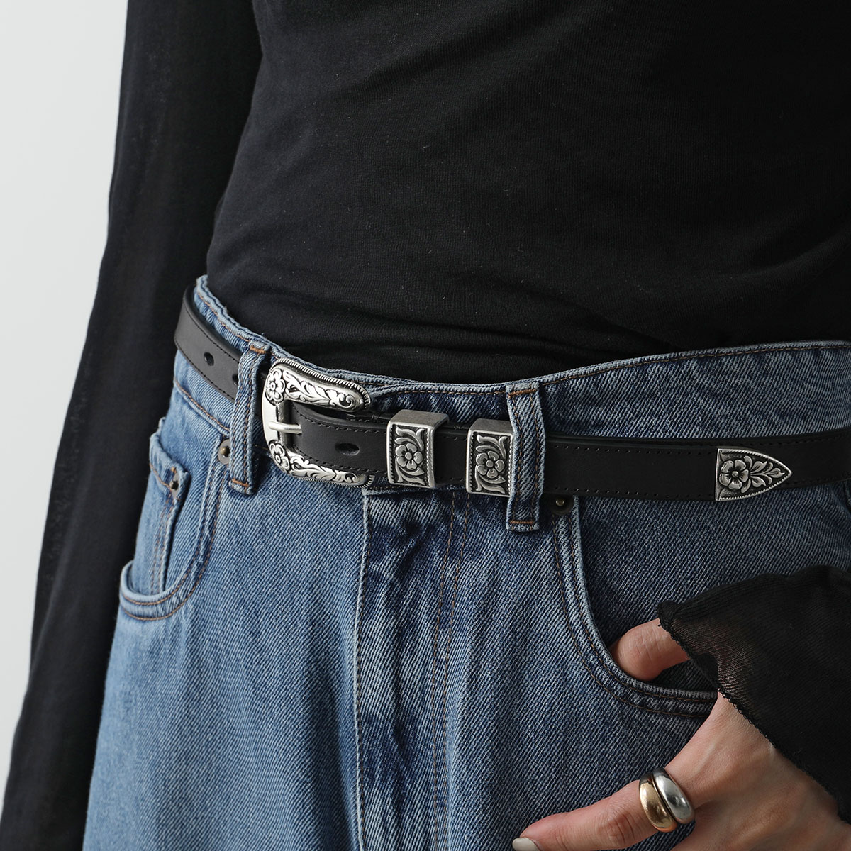 楽天市場】J&M DAVIDSON ベルト ウエスタンバックル WESTERN BUCKLE