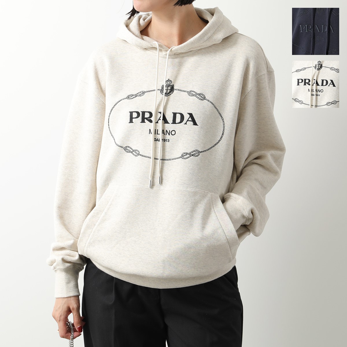 楽天市場】PRADA プラダ フーディー UJL24B 13IP 13IQ レディース