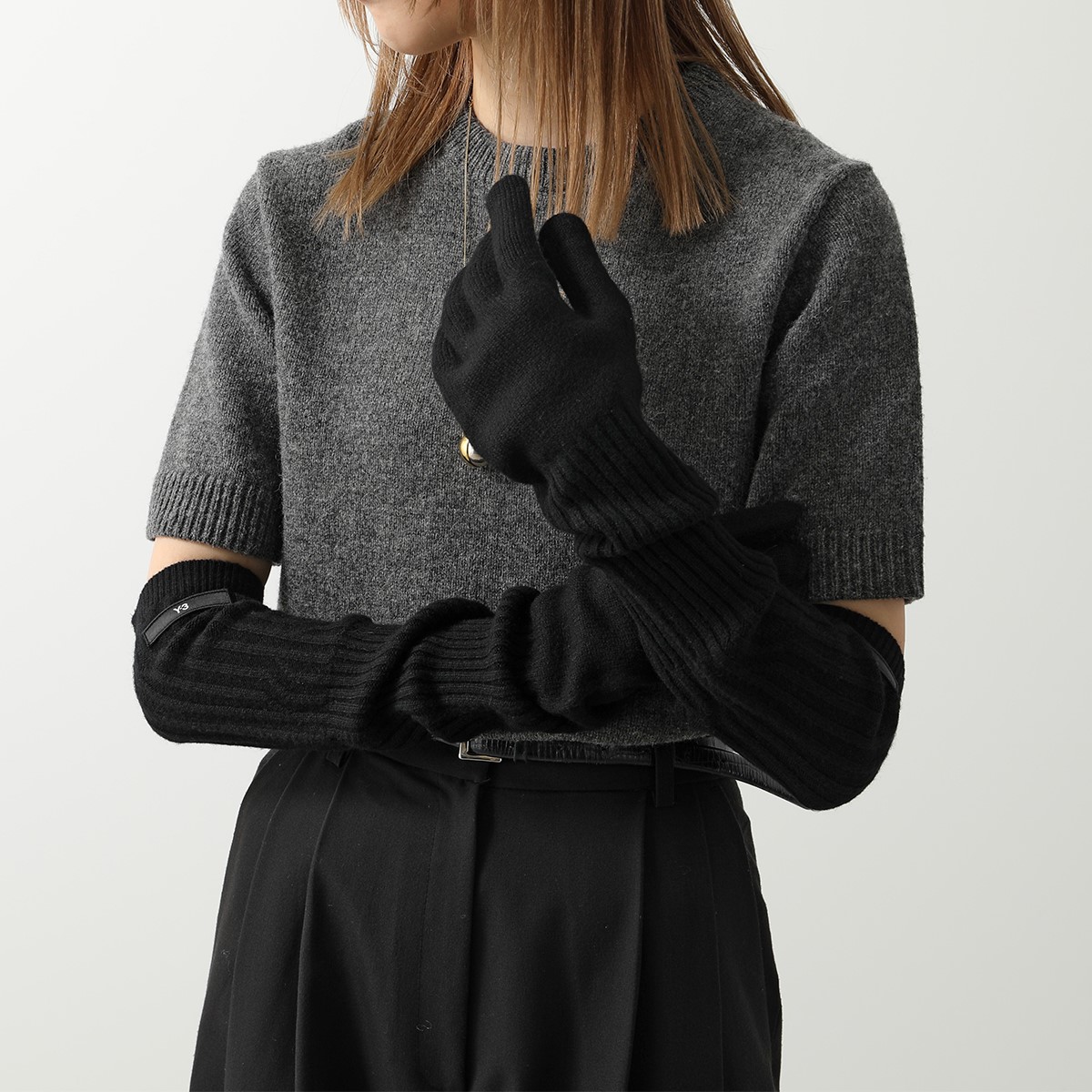 楽天市場】Y-3 ワイスリー 手袋 IJ9885 レディース ロング グローブ