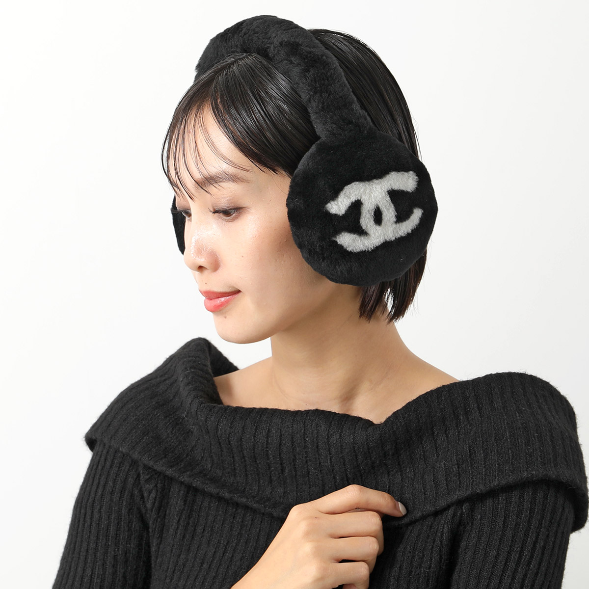 楽天市場】CHANEL シャネル イヤーマフ AA9442 B13871 レディース ココ