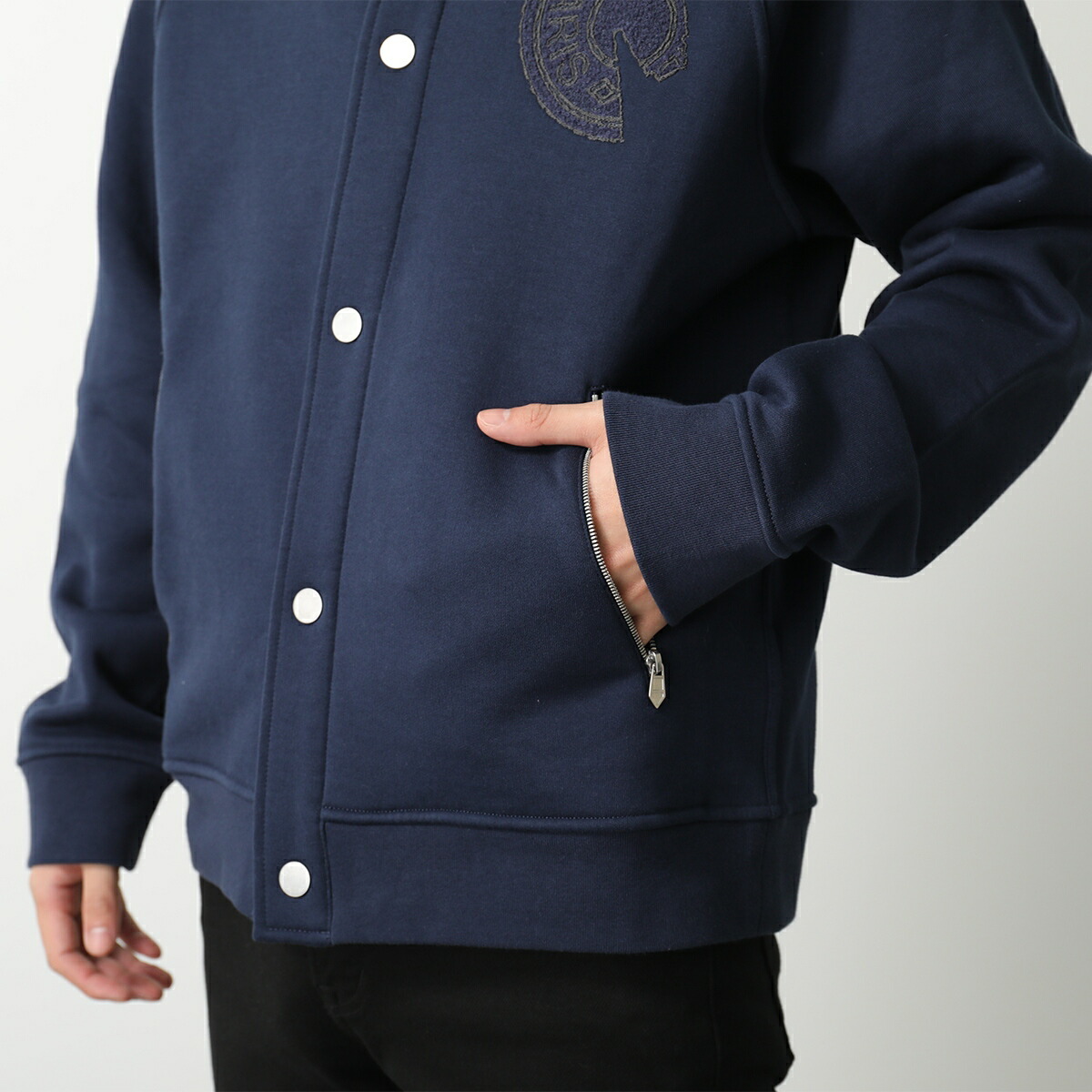 楽天市場】HERMES エルメス テディブルゾン クルー・ド・セル