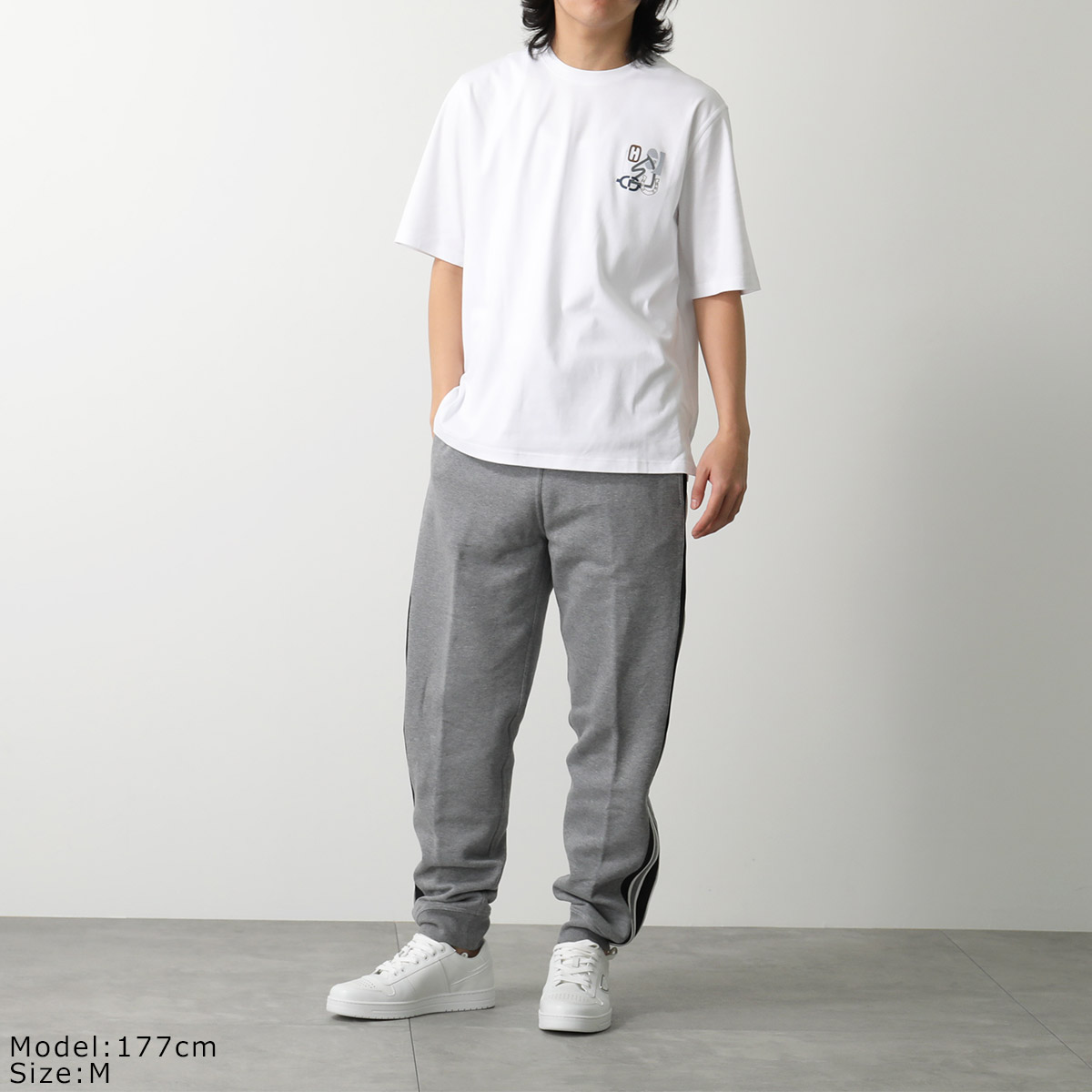 楽天市場】HERMES エルメス Tシャツ H557930HA メンズ Hパズル クルー