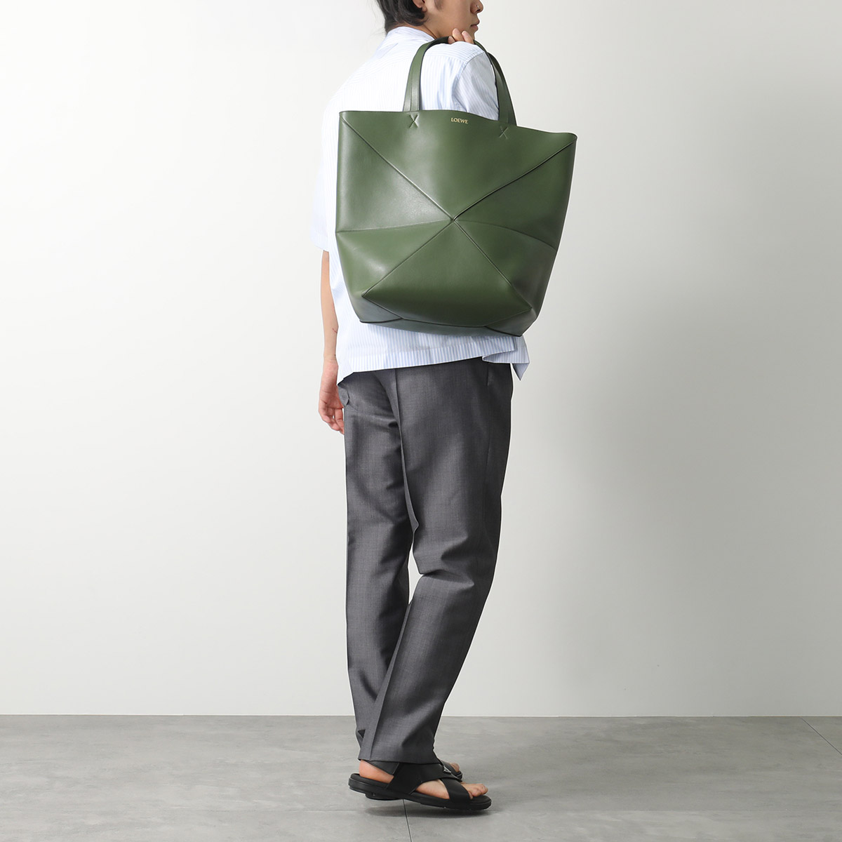 楽天市場】LOEWE ロエベ トートバッグ PUZZLE FOLD TOTE パズル