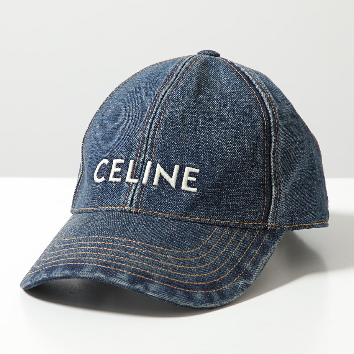 楽天市場】CELINE セリーヌ ベースボールキャップ 2AUS9815V.08TI