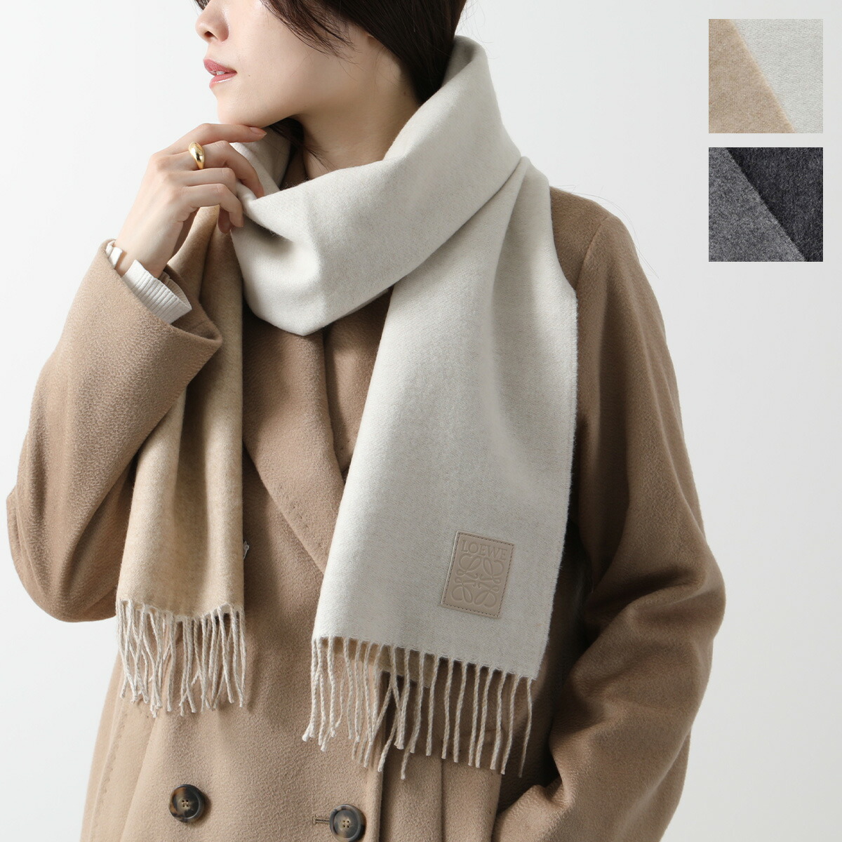 楽天市場】LOEWE ロエベ マフラー F811251X06 レディース アナグラム