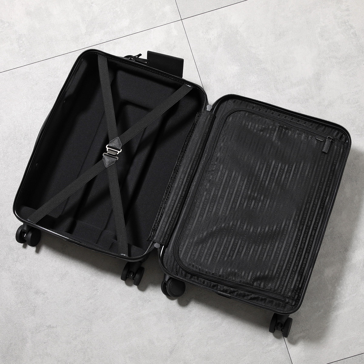 楽天市場】PRADA プラダ キャリーケース 2VQ006 2C0N メンズ