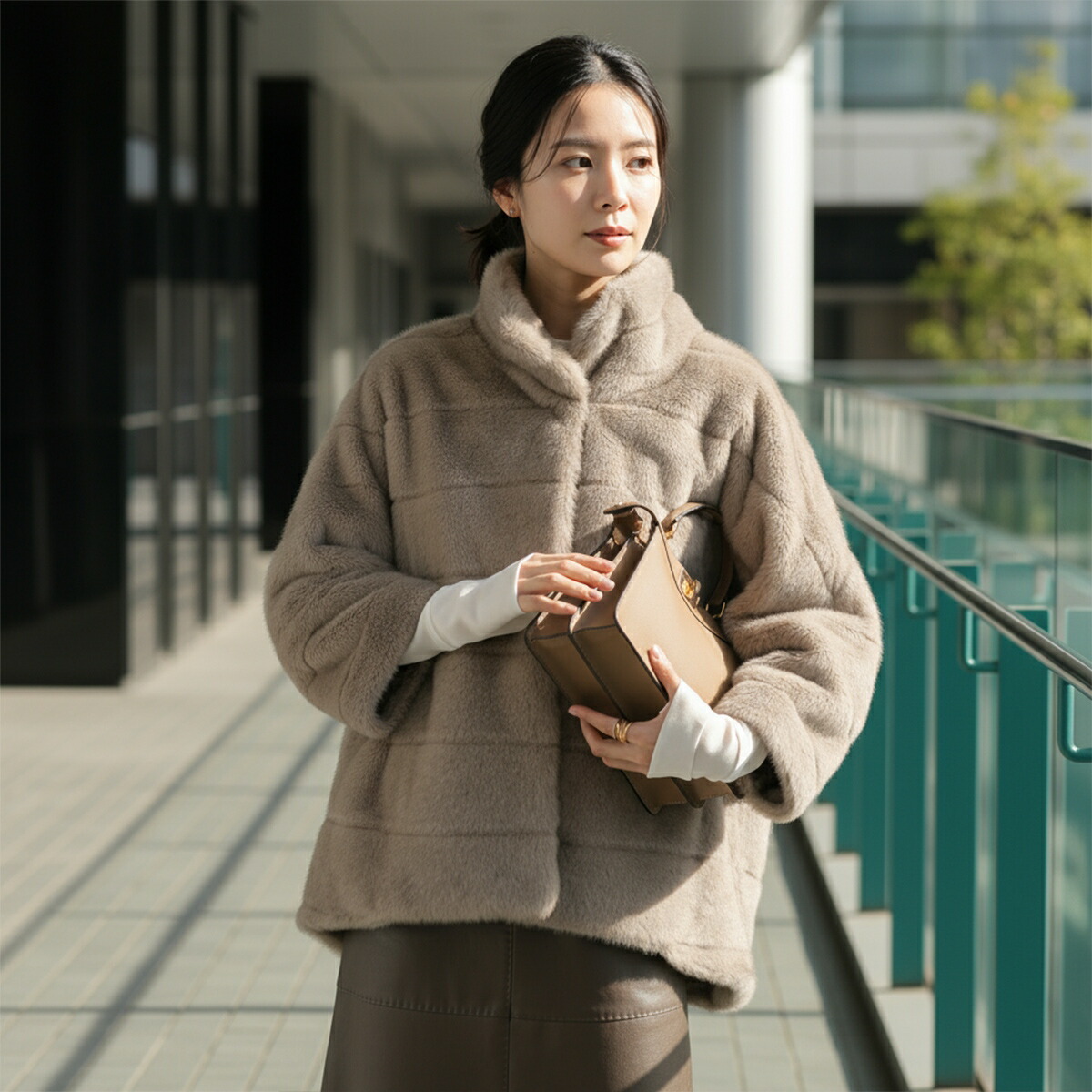 楽天市場】【Musee別注】QTUME クチューム ファーブルゾン 24559