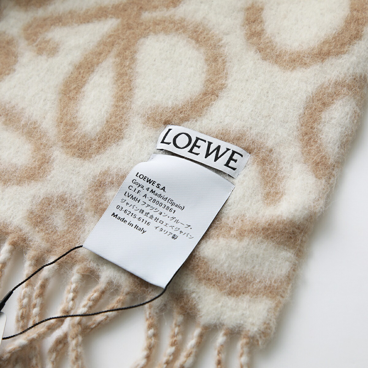 楽天市場】LOEWE ロエベ マフラー F811257X23 レディース アナグラム