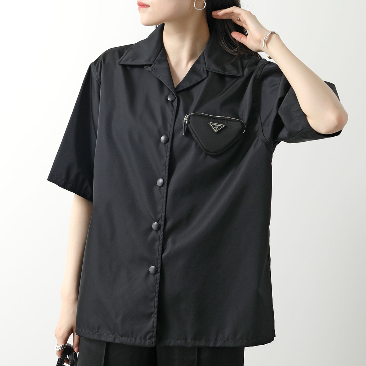 楽天市場】PRADA プラダ シャツ 24X702 1WQ8 レディース Re-Nylon