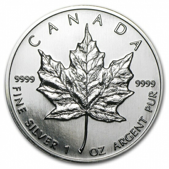 楽天市場】即納・追跡可 新品未使用 1996 カナダ メイプル 銀貨 1