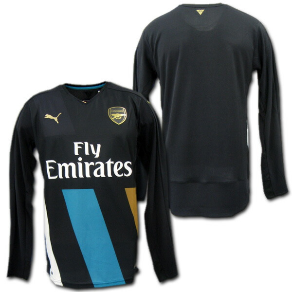 楽天市場】アーセナル 15/16 3rd（黒） 長袖 プーマ製 【マーキング
