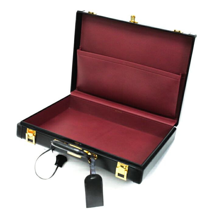 楽天市場】エルメス HERMES アタッシュケース ボックスカーフ G金具