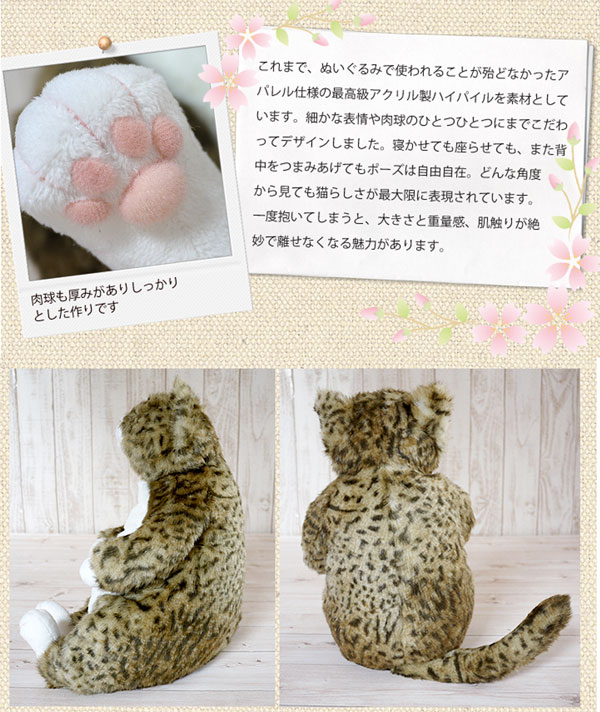 楽天市場】猫 ねこ ぬいぐるみ ピンカートン カドリー Cuddly 癒し 猫