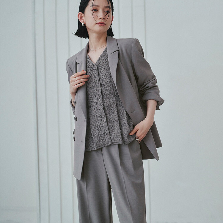 楽天市場】【ストレッチ】レディース セットアップ ママスーツ パンツ