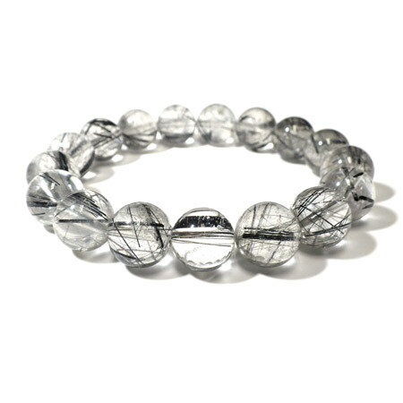 楽天市場】ブラックルチルクォーツ(ブラックトルマリンインクォーツ