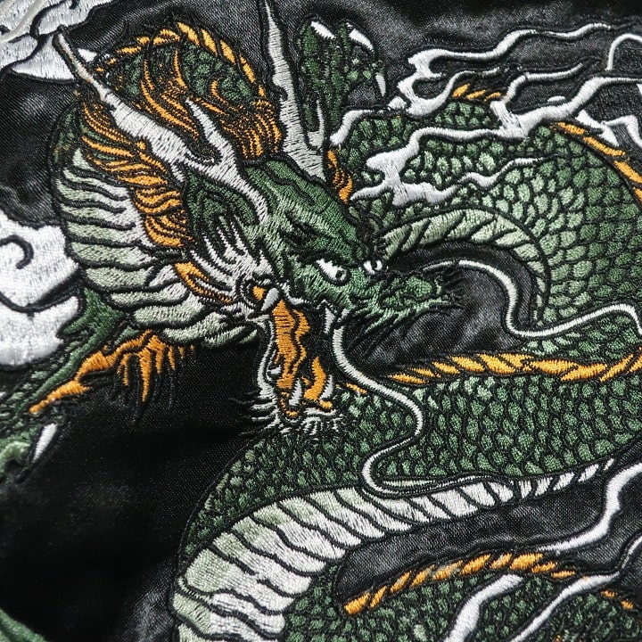 楽天市場】スカジャン メンズ レディース 和柄 和風 刺繍 龍/竜