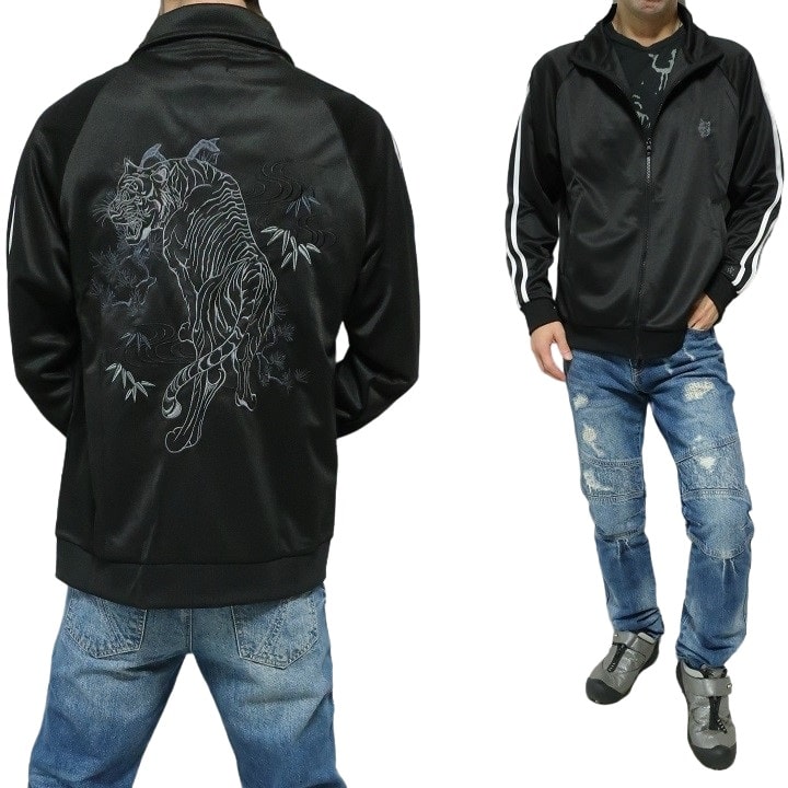 楽天市場】トラックジャケット メンズ 和柄 和風 刺繍 タイガー/虎/寅