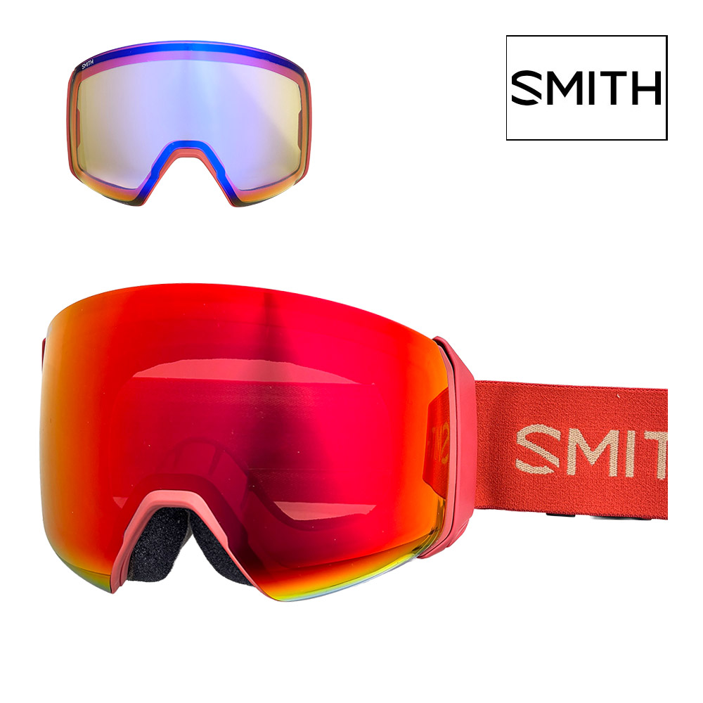 スミス SMITH 4D MAG XL ハイコントラスト スペアレンズ付き (スキー