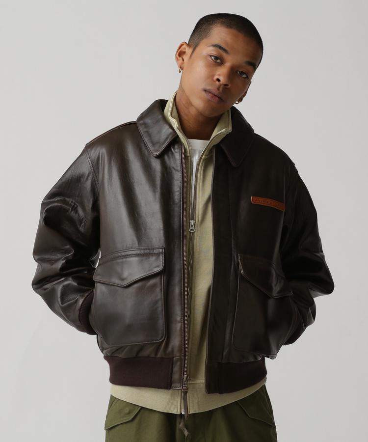 楽天市場】AVIREX 公式通販｜A-2 FLIGHT JACKET ANTIQUE LAMB / A-2